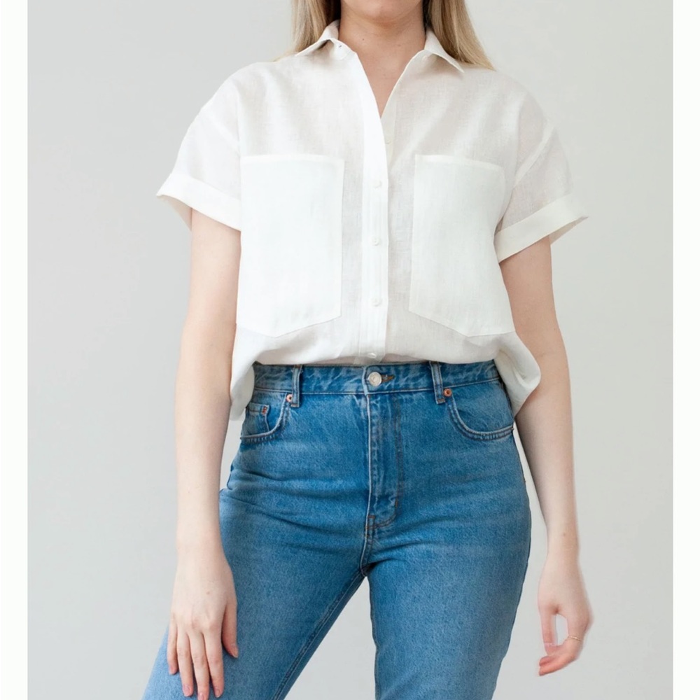Power Of My People The Friend Wayward fit linen shirt Small